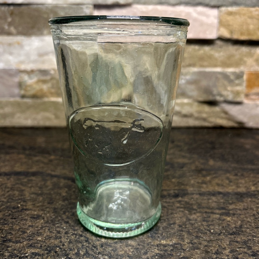 AMICI HOME JUS DE FRUITS | Embossed Cow Glass | Recycled Made in Italy Glass